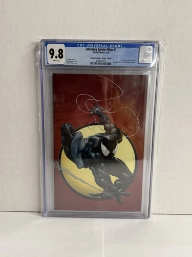 Amazing Spider-Man 1 Black Flag Comics Virgin CGC 9.8 Crain Cover Variant
