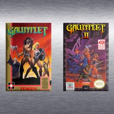 Gauntlet 1, 2 Video Game Box Art *NES* High Quality Magnet