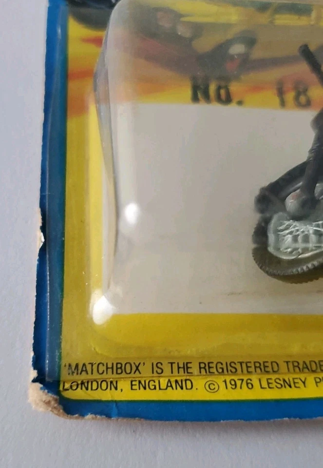 SUPERFAST HONDARORA DIECAST MODEL HONDA CB750 1976 MATCHBOX LESNEY MOTORCYCLE - Image 3 of 4