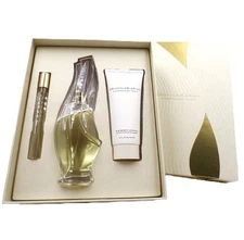 Donna Karan Cashmere Mist , 3 Pc Gift Set 3.4oz EDP Spray, 0.34oz EDP Spray, 3.4