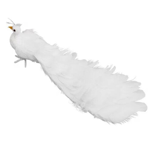 Exquisito pavo real de pluma simulada para exhibición de adornos para el hogar y los productos básicos - Imagen 1 de 13