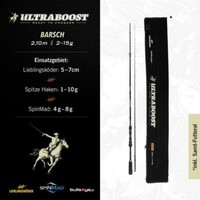LieblingsköDer Ultraboost Barsch 2,10M 2-15G Bullseye Spinmad Raubfisch Angel
