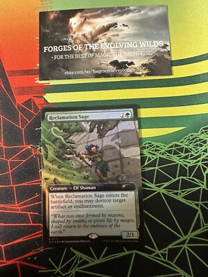 Reclamation Sage Bonus Elf Extended Art Foil - Secret Lair SLD