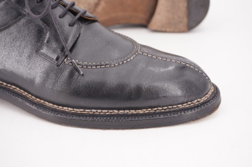 $1600 | ROBERTO UGOLINI US 8.5 41.5 NORWEGER DERBY BLACK APRON STITCH SPLIT TOE - Picture 14 of 14
