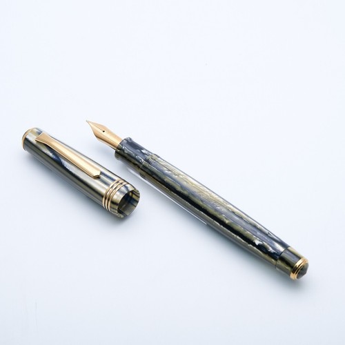 Tibaldi - Modello 60 Ivory Blue - Fountain pen - Nib F 18K - Picture 3 of 12