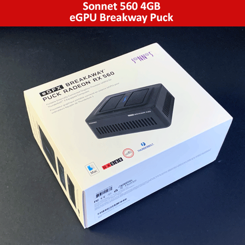 Sonnet Radeon RX 560 4GB eGFX Breakaway Puck eGPU System | w/ Retail BOX - Picture 2 of 3