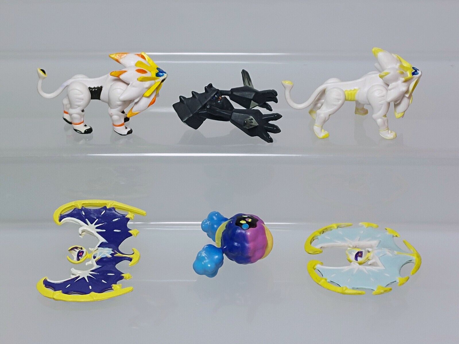 Solgaleo Lunala Cosmog Pokemon Get Collections Figure Tomy T-ARTS R05  1.1-1.4in