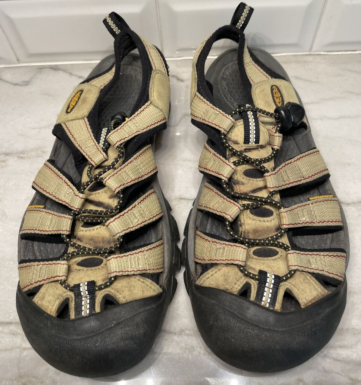 Scarpe da donna Keen Newport taglia 8 5 impermeabili marroni trail escursionismo sandali sportivi