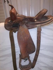 Brown Horse Saddle. Abetta. TEXAS USA MAKER ABETTA 16 INCH