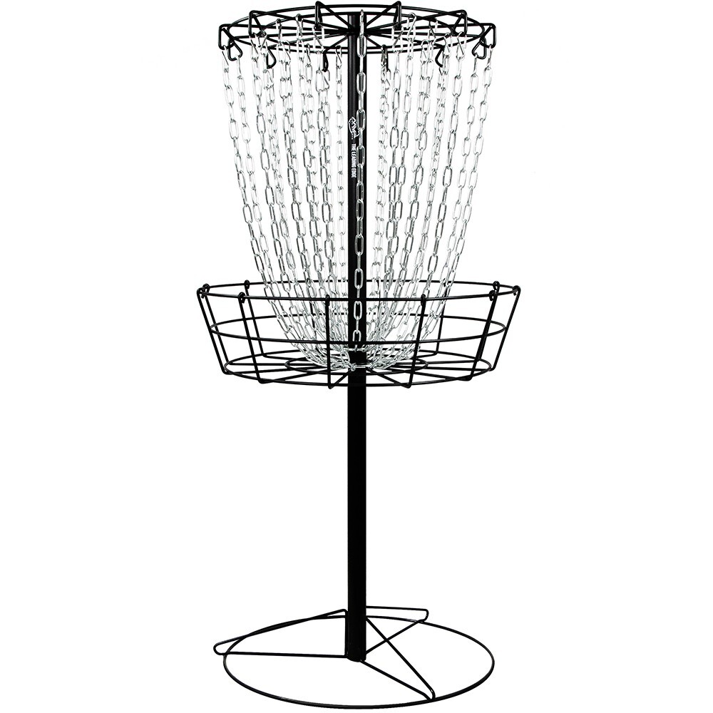MVP Disc Sports Black Hole Practice 24-Chain Portable Disc Golf Basket Target