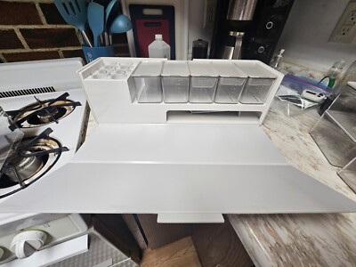 Prep Deck recipe prep and food storage system. Cutting board, containers, & more