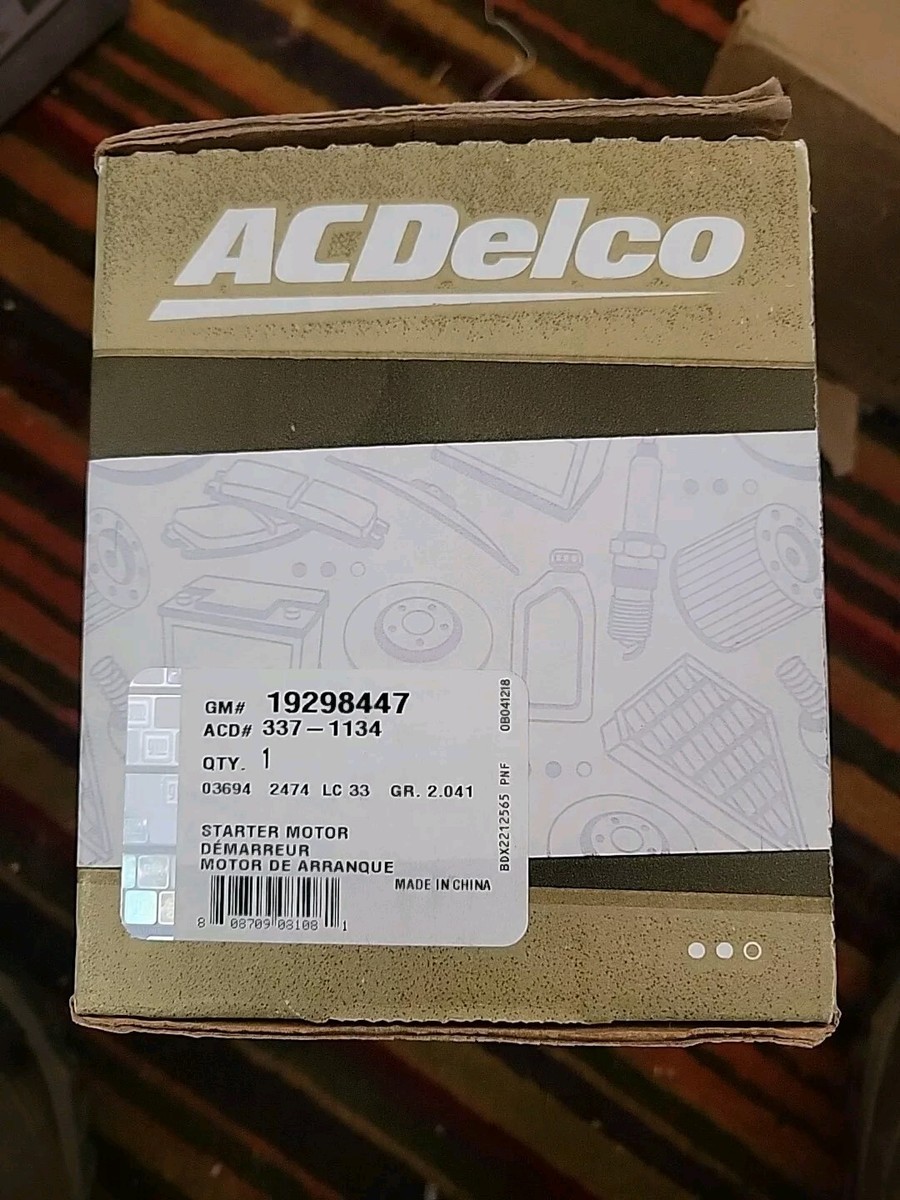 ACDelco 337-1134 Démarreur professionnel