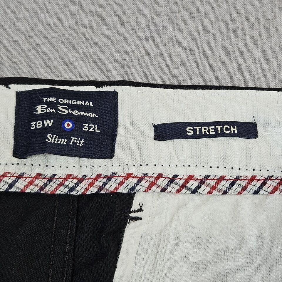 Ben Sherman Chino Pants Slim Fit Stretch Men's Size 38 W X 32 L | eBay