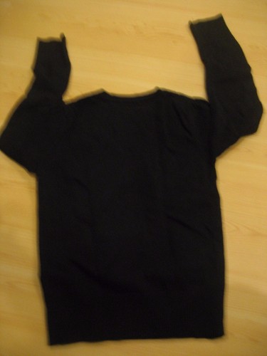 Unworn Sz 6 6X Black Sequin Bow KNIT SWEATER TOP PULLOVER Cherokee - Picture 6 of 12