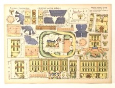 Imagerie D  Epinal No 812 Chateau XVII Siecle, Moyennes Constructions paper model