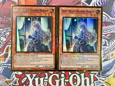 ***2x Ghost Belle & Haunted Mansion (Alt Art) 2x*** MAGO-EN012 GOLD | YuGiOh! NM