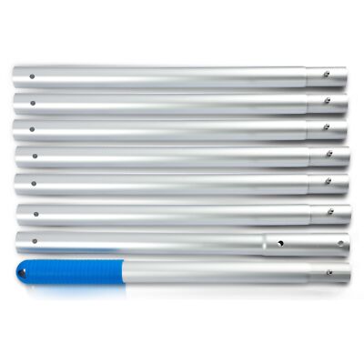 EcoNour 10.5 Foot Adjustable Aluminum Telescopic Swimming Pool Pole - 8 Way A...