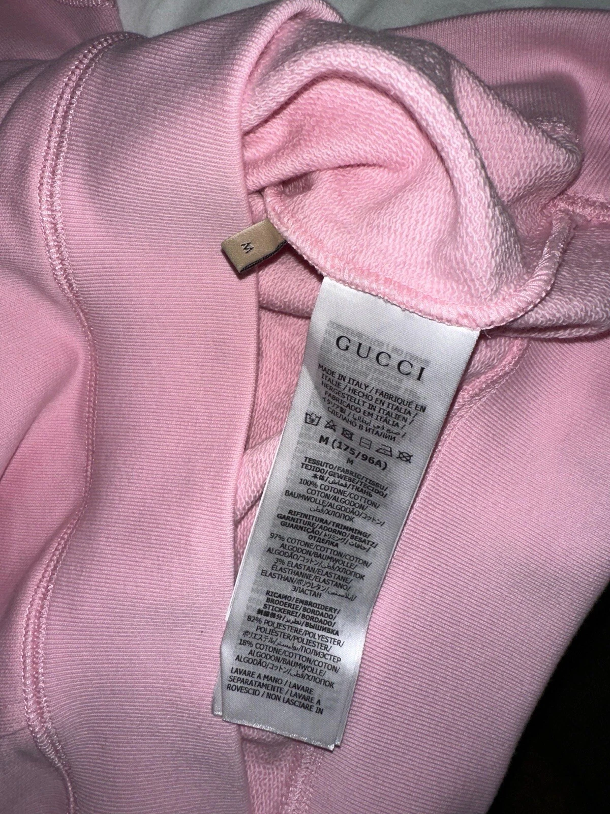 Felpa con cappuccio Gucci x Palace UOMO MEDIA. NUOVO MAI INDOSSATO CON ETICHETTE.