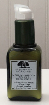 NEW Origins Mega Mushroom Relief & Resilience Advanced Face SERUM 1 oz./30 ml