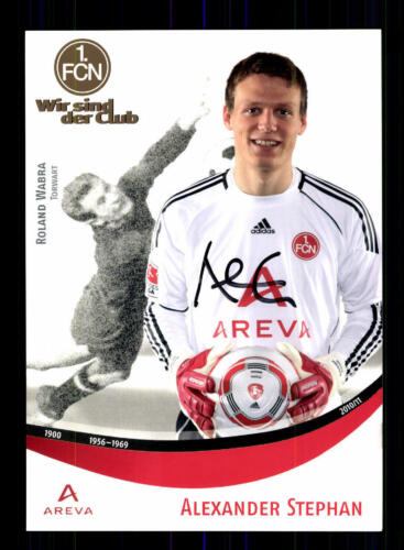 Alexander Stephan Autogrammkarte 1 FC Nürnberg 2010-11 Original Signier+A 163119