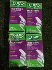 CURAD Medi-Strips 200 Pieces "Open Box"   1/8 X 3in