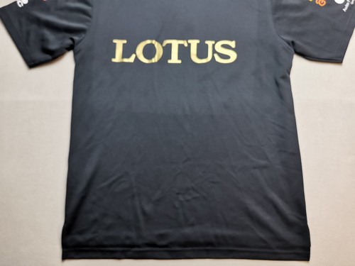 LOTUS F1 TEAM Mens Size S 2012-15 Team Issue Polo Shirt (NEW) Black Enstone - Picture 12 of 18