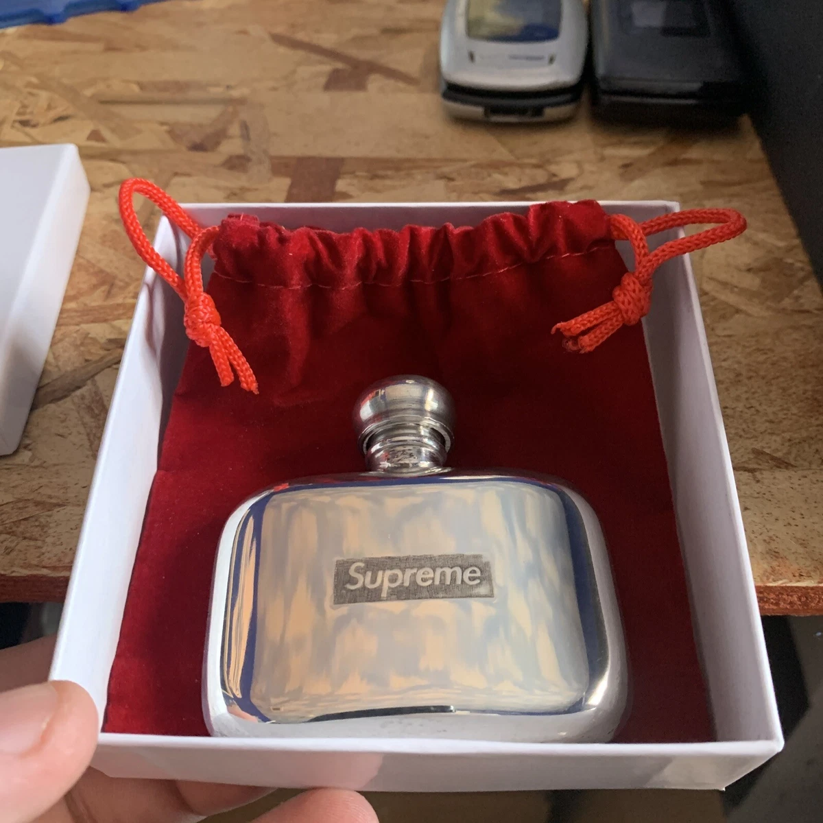 supreme Pewter mini flask