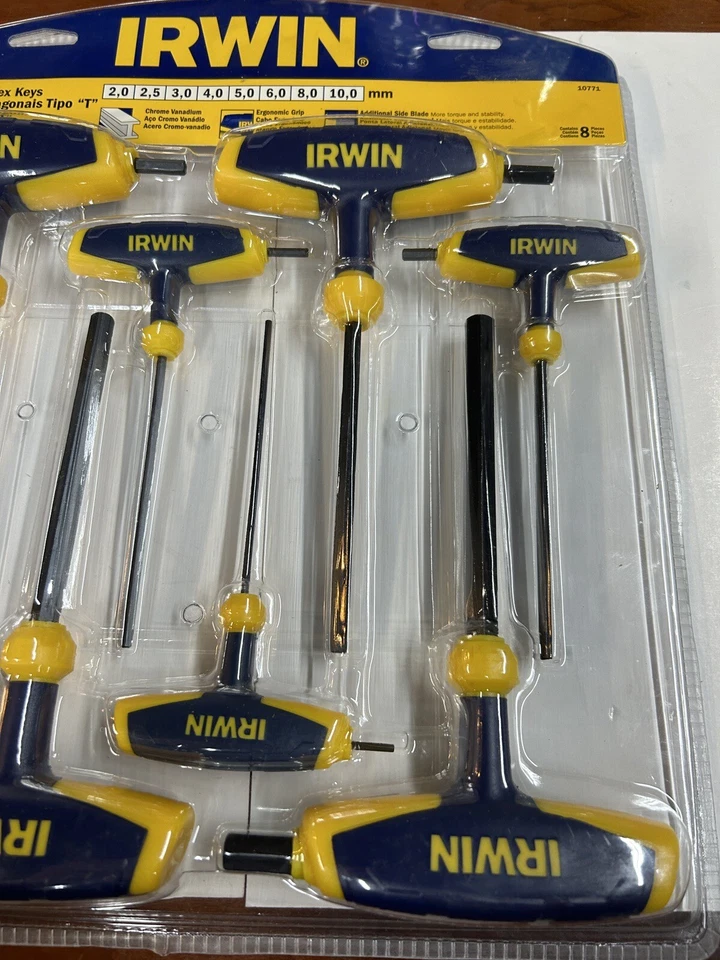 Irwin Metric T-Handle Hex Key Set, 8 Pieces - Image 4 of 4
