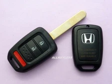OEM Reshelled HONDA CR-V  FIT keyless entry 3 button key fob remote MLBHLIK6-1T