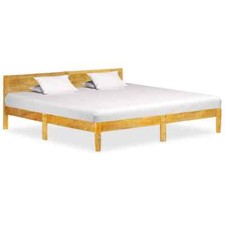 Bed Frame Solid Mango Wood 200 cm vidaXL