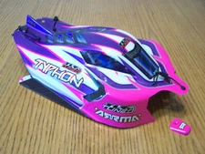 Arrma TLR Typhon Buggy Pink Purple White Body w/Nose Cone Decaled Trimmed 6S BLX