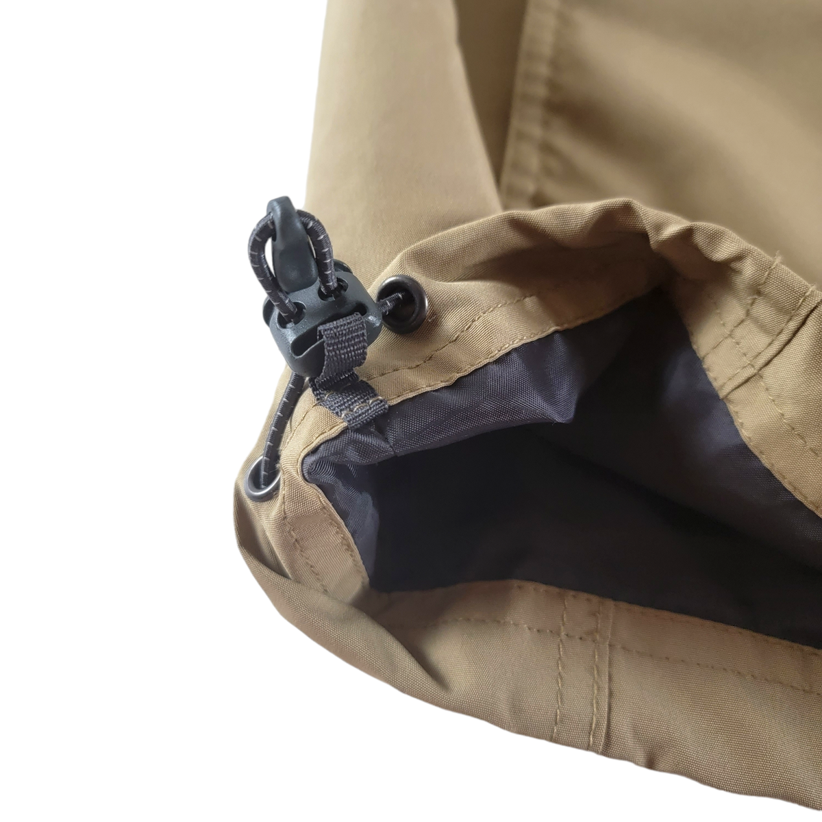 Le Gilet Jungle Kaki Patchwork/Lin