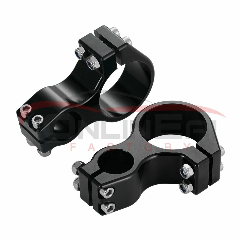 Tubos de horquilla de motocicleta con clip en manillar para Kawasaki Ninja ZX-6R 2009-2018 50 mm Foto 4 de 4