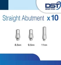 Straight Abutment - Internal Hex system 10 Pack - DST