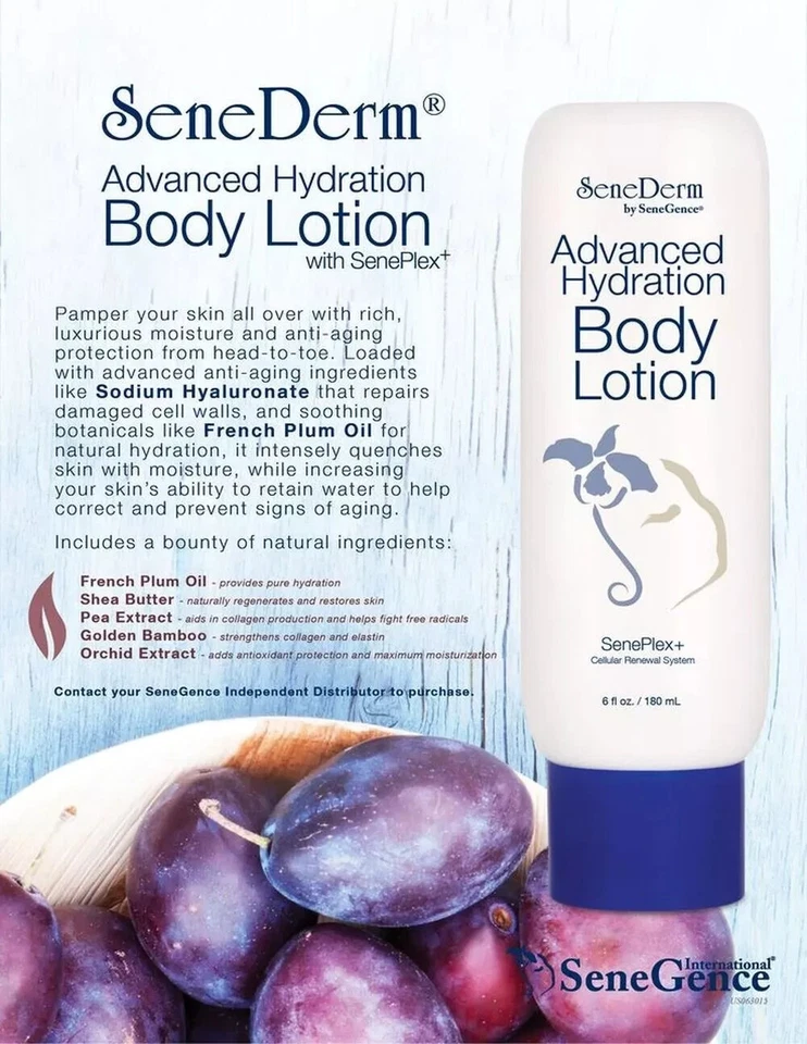 Loção corporal Senegence Advanced Hydration - Imagem 3 de 4