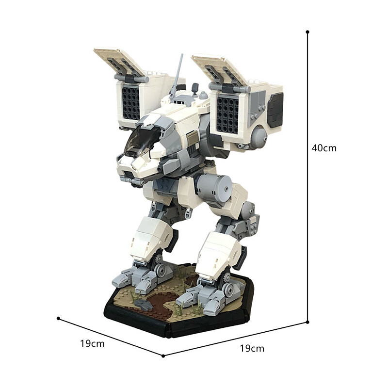 Battle-Tech MOC Catapult Mech Model Building Blocks Set Compatible ...