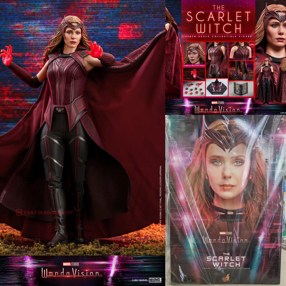 Hot toys TMS036 Marvel Wander Vision The Scarlet Witch Wander – Pop  Collectibles