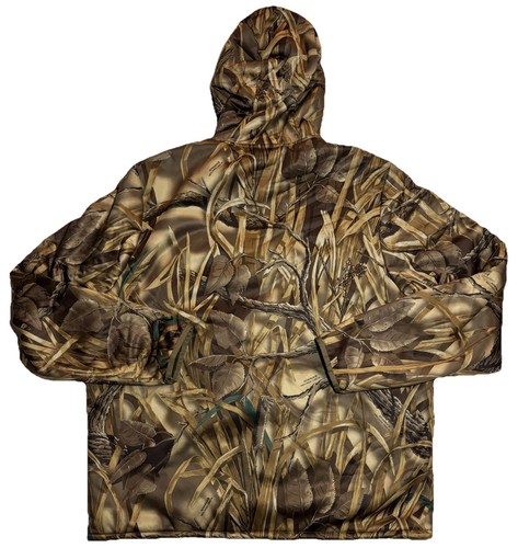Banded Hunting Gear Wetlands Camo Hoodie Fleece Lined Camouflage Fishing Mens XL - Picture 3 of 14