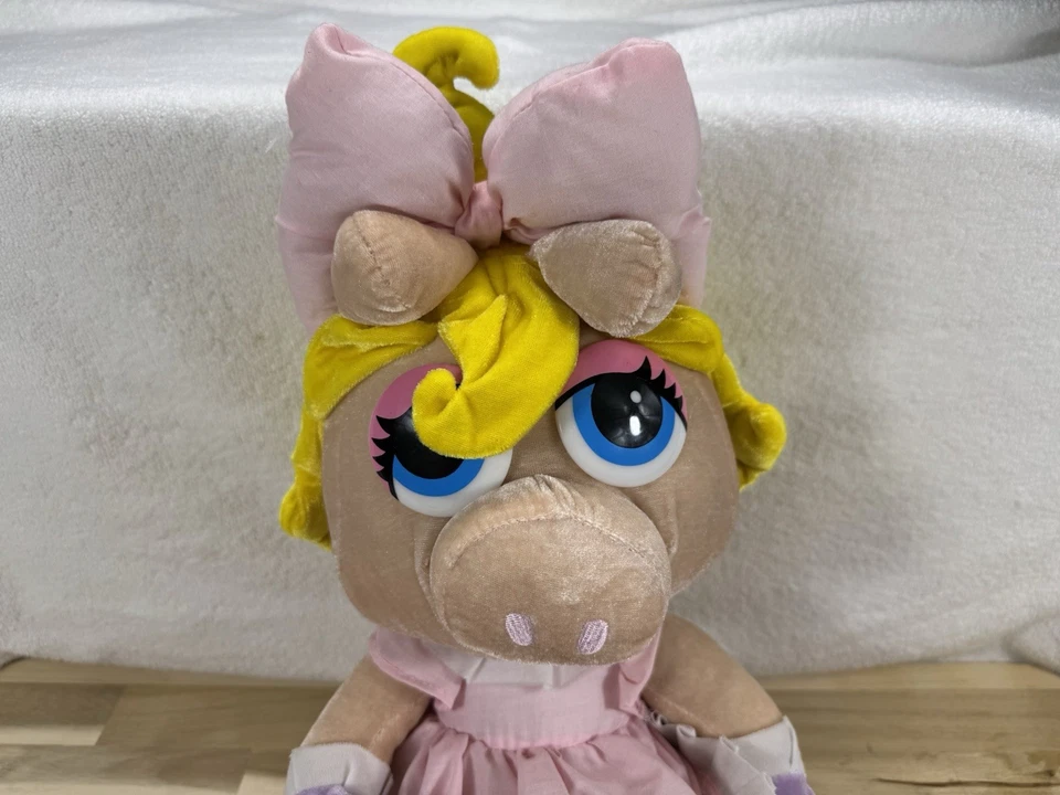 🛑Rare ✅ 10" Muppet Babies Baby ✅Miss Piggy Velour Plush ✅Jim Henson Nanco - Image 2 of 4