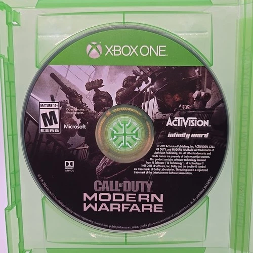 Call of Duty: Modern Warfare (Microsoft Xbox One, 2019) Disc Only