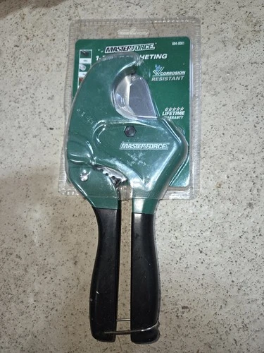 1-5/8" PVC Pipe Cutter Ratcheting Masterforce Cutting Tool NEW Pex ABS 694-0001