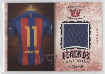 2021 Sportkings Volume 2 Legends Game Worn Materials Red /50 Neymar Jr 0k5z