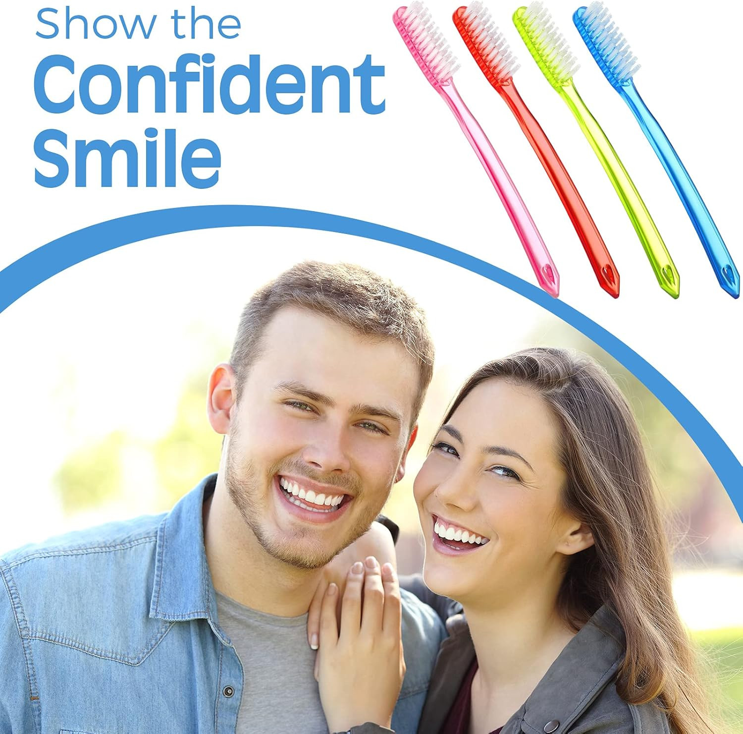 Zopeal Extra Hard and Firm Toothbrush for Adults Bulk Huge Large Long Head Brist