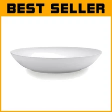 Versatile 3.5 Quart Round Pasta Bowl in Bone China - Perfect for Any Occasion