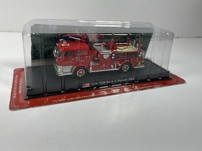 Amercom FDNY 1:64 1958 Mack C Pumper Fire Department New York New Die-cast