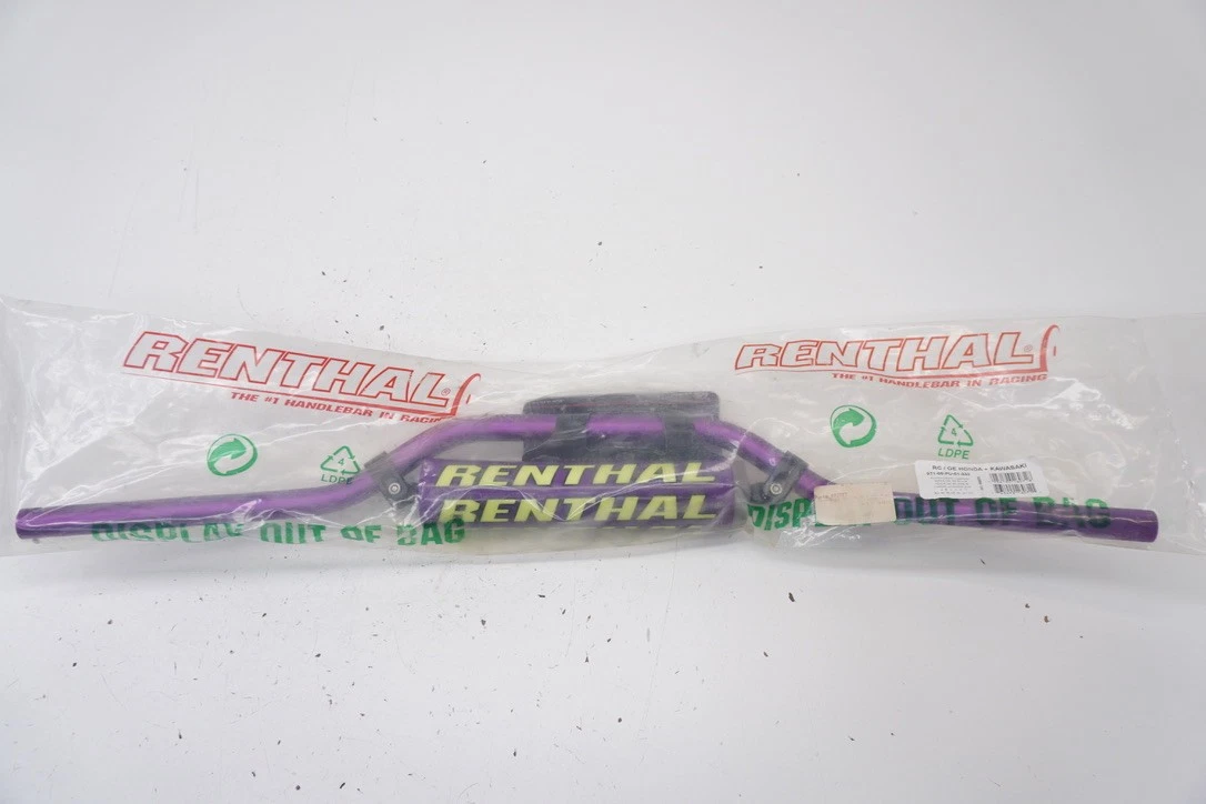 Renthal 7/8 Handlebars 971 Bend Handlebar Bar Pad Bars Purple