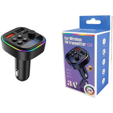 Wireless Car MP3 Player FM Transmitter Receiver Compatible with 12V and 24V