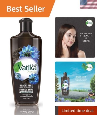 Nourish & Strengthen Hair with Dabur Black Seed Oil   300ml Anti-Hair Loss