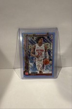 2025-26 Topps Holiday - Jaden Ivey #H37 Holiday Light Blue & White Glitter
