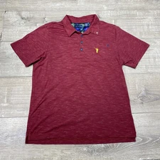 William Murray Polo Shirt Mens Large Plaid Collar Golf Pocket Performance Casual